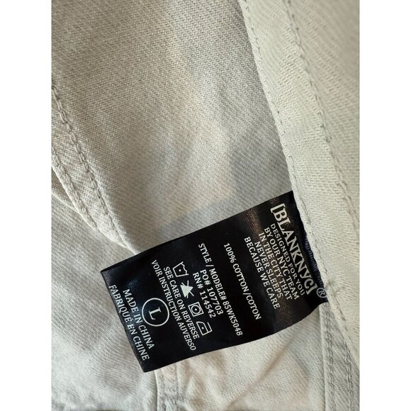 BLANKNYC Denim Trucker Jacket Snake Along Snakeskin Large - Picture 6 of 11